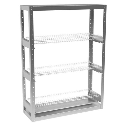 Стеллаж для тарелок ПищТех Стандарт СКТН-3КС-2М