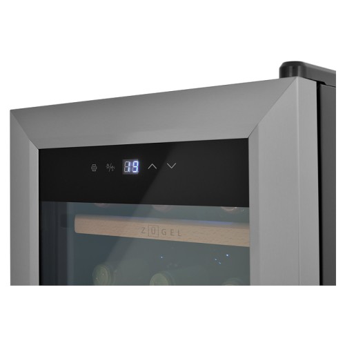 Винный шкаф Zugel ZTWF121B черный