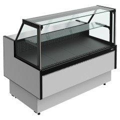 Витрина холодильная Carboma Praia 2 GC85 VM 0,94-1 версия 2.0 (с боковинами 9006-9005)