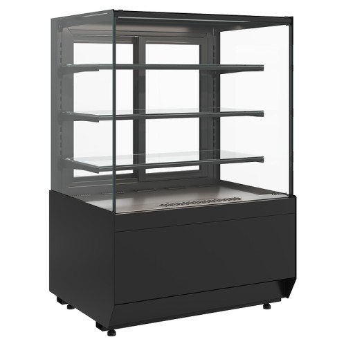 Витрина нейтральная Carboma KC70 N 1,3-1 Light версия 2.0 (Techno 9005)