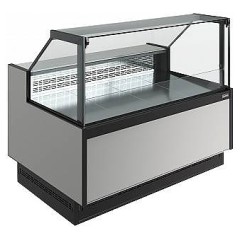 Витрина холодильная Carboma Bavaria 4 GC110 VV 1,5-1 версия 2.0 9006-9005 (без боковин)