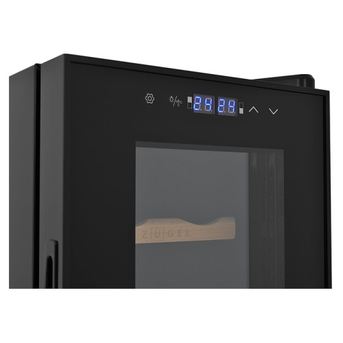 Винный шкаф Zugel ZTWF181DB черный