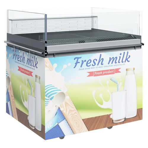 Витрина холодильная для промоакций Carboma PI07 VM 0,7-2 (9006)