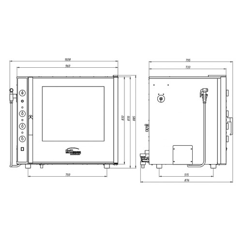 Пароконвектомат Grill Master ПКЭИ/6