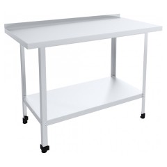 Стол разделочный ПищТех Стандарт СРОб-10/6С304НК-П с бортом