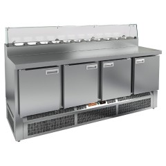 Стол для пиццы HICOLD PZE2-1111/GN (1/6) стекло
