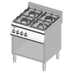 Плита газовая Tecnoinox PC70G7A