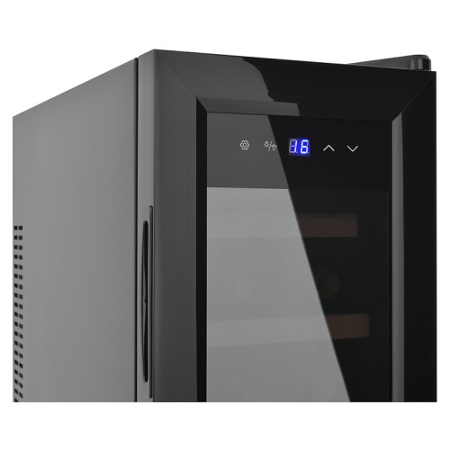 Винный шкаф Zugel ZTWF122B черный