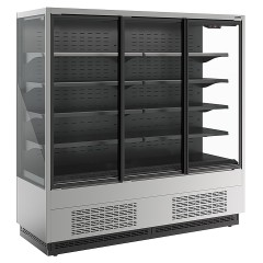 Горка холодильная Carboma FC 20-07 VV 1,9-1 версия 2.0 Standard (фронт X1) 9006-9005