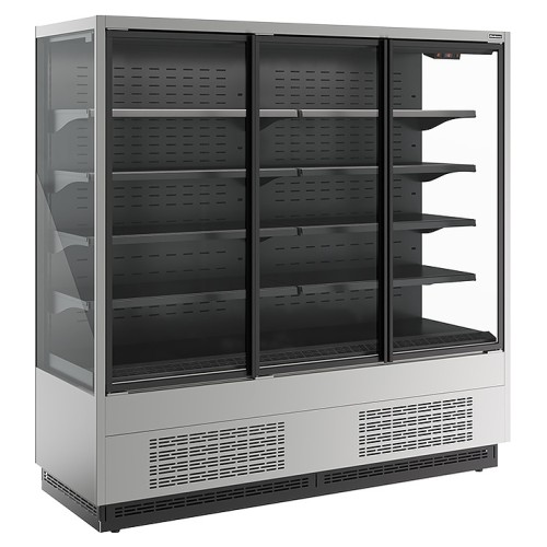 Горка холодильная Carboma FC 20-07 VV 1,9-1 версия 2.0 Standard (фронт X1) 9006-9005