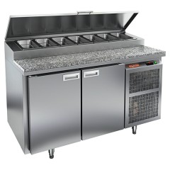 Стол для пиццы HICOLD PZ1-11/GN(1/3H) камень