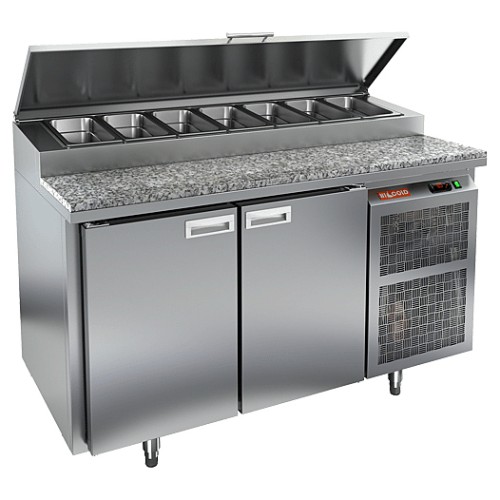 Стол для пиццы HICOLD PZ1-11/GN(1/3H) камень