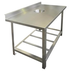 Стол для сбора отходов Oceanus 7-008.3 1050х630х860 мм (нерж. сталь)