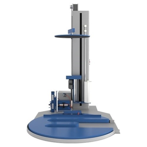 Паллетоупаковщик автоматический ПЗО BPW-2400ЕАС с прижимом, Е-образной платформой и автоматической обрезкой