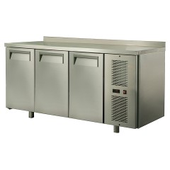 Стол холодильный POLAIR TM3-GC с бортом