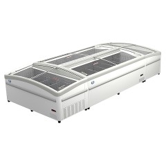 Ларь-бонета морозильная Levin ARTICA 210 НТ/СТ (RAL 9016) R404 с корзинами и ценникодержателями