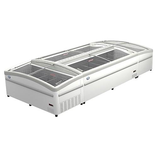 Ларь-бонета морозильная Levin ARTICA 210 НТ/СТ (RAL 9016) R404 с корзинами и ценникодержателями