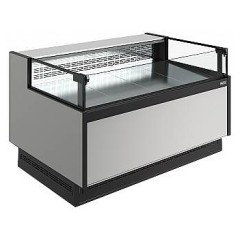 Витрина холодильная Carboma Bavaria 4 GC110 VM 1,25-2 версия 2.0 9006-9005 (без боковин)