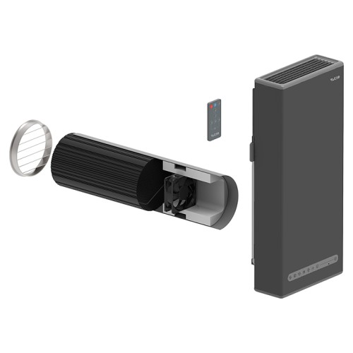 Рекуператор воздуха Vakio Base Smart тёмно-серый