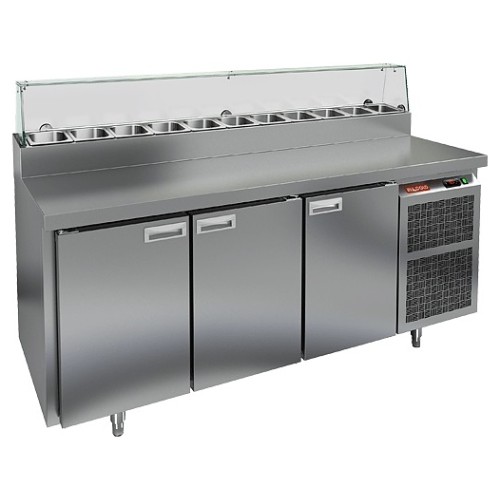 Стол для пиццы HICOLD PZ2-111/GN стекло