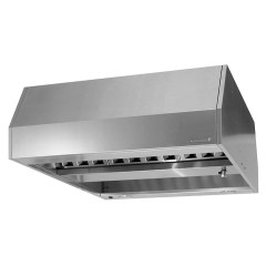 Зонт вытяжной островной Mecon Norma Inox ЗВЗн 2000х1600х400 мм (закрытый)