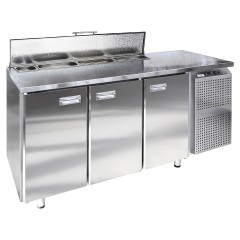 Стол холодильный для салатов Finist СХСс-700-3(1/3) (боковой холодильный агрегат)