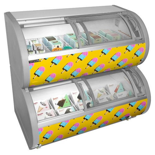 ВИТРИНА МОРОЗИЛЬНАЯ ДВУХУРОВНЕВАЯ TEFCOLD TD500