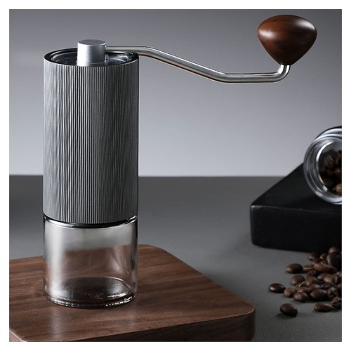 Кофемолка механическая ZeroHero S02 серая