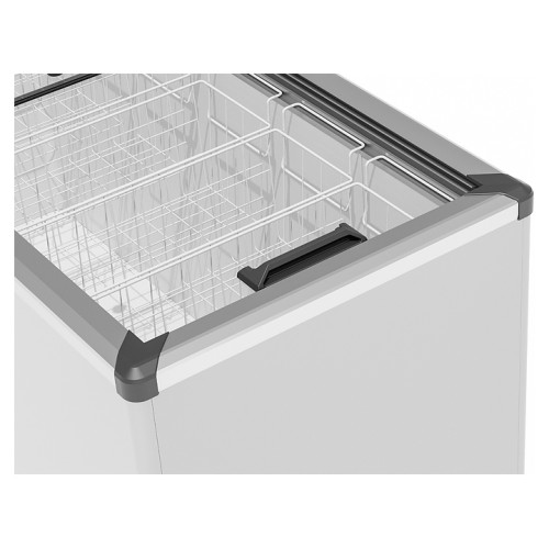 Ларь морозильный Frostor GELLAR FG 600 C V25 (алюминий) красный