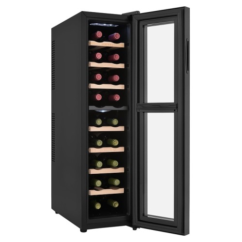 Винный шкаф Zugel ZTWF181DB черный