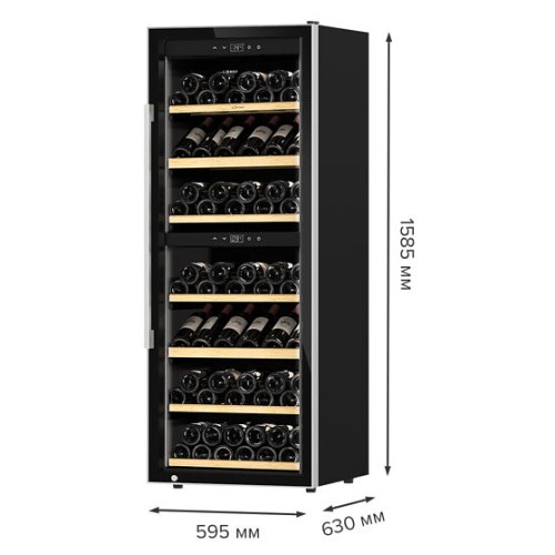 Винный шкаф Libhof Gourmet GQD-126 Black