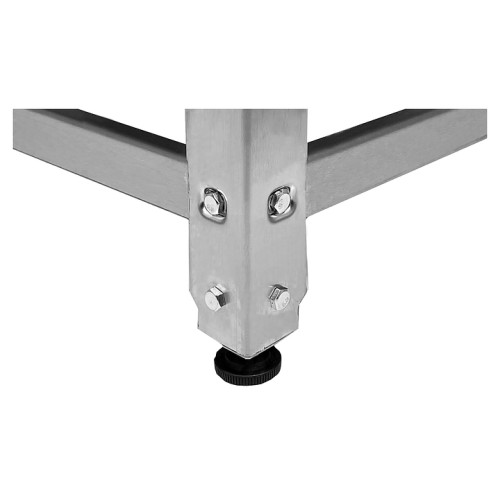 Ванна моповая Mecon Norma Ral ВМСн 630х630х500 (800) мм Г-образная облицовка, ножка угловая, левая