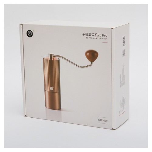 Кофемолка механическая ZeroHero Z3 PRO золотая