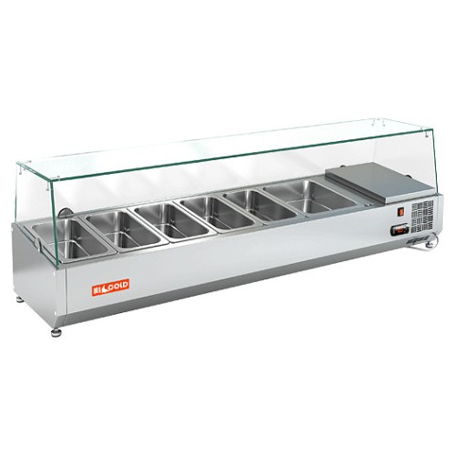 Витрина холодильная HICOLD VRTG 1525 (1/3)