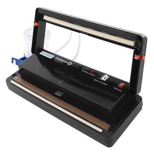 Вакуумный упаковщик Foodatlas DZ-300B Pro c функцией удаления жидкости черный