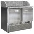 Стол холодильный для пиццы Finist СХСнпцгб-700-2 (нижний холодильный агрегат) с гранитными столешницей и бортами