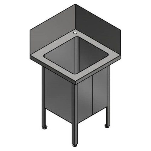 Ванна моечная Oceanus 7-002.5 630x630x1160 мм )нерж. сталь)