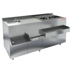 Барная станция HICOLD НБМКСВ-15/6БПКК (с бортом)