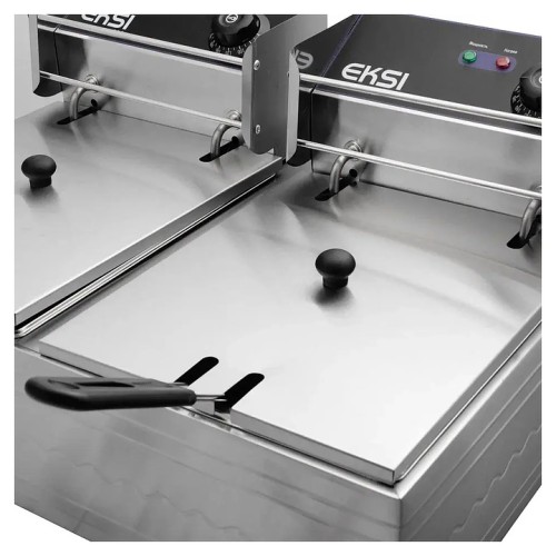Фритюрница EKSI 6L+6L Electric Fryer