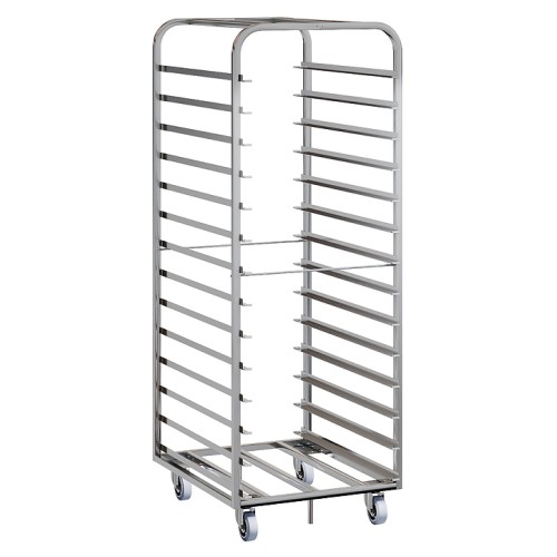 Тележка-шпилька для противней Restoinox для ротационной печи MIWE Roll-in 14 ур.