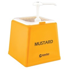 Диспенсер для соуса Gastroplast GDH-01 2,5 л с дозатором 25 мл (полипропилен) желтый