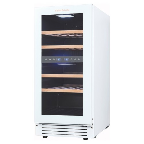 Винный шкаф Cellar Private CP027-2TWH белая дверь со скрытой рукояткой