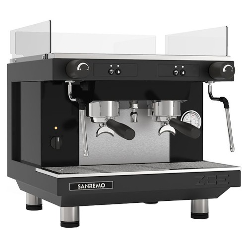Кофемашина Sanremo Zoe Kompact SAP 2 гр. полуавтомат, чёрная