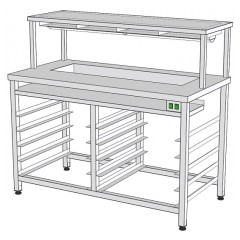 Стол фасовочный для сэндвичей RoboLabs СФ-140Т