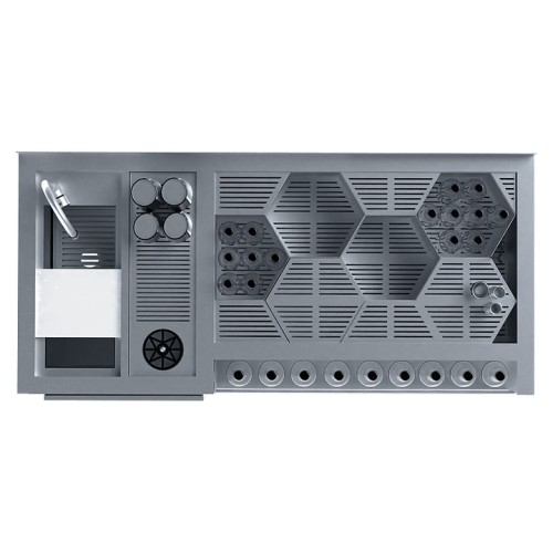 Станция коктейльная BARMADE Номер 2 Сотовый (1500х700х900 мм)