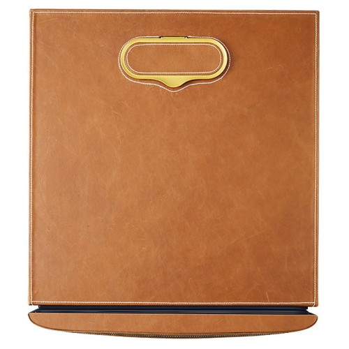 Шкаф для сигар Afidano L3 коньячная кожа