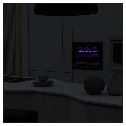 Винный шкаф Maunfeld MFWC-85D28 черный