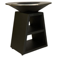 Гриль уличный COEO TRIO 98 h=100 см черная сталь