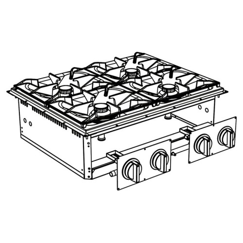 Плита газовая встраиваемая Apach SLDIG7RG8