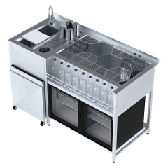 Станция коктейльная BARMADE Номер 2 Сотовый (1500х700х900 мм)